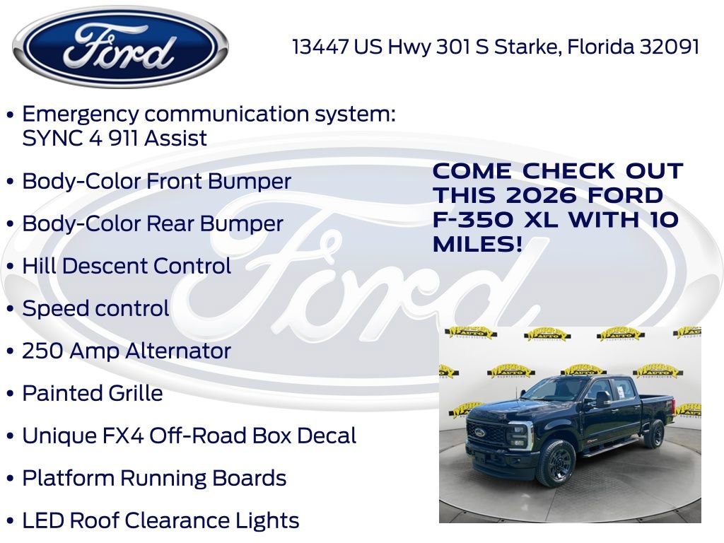 New 2026 Ford F350 XL w/ STX Appearance Package AWD/4WD image 30