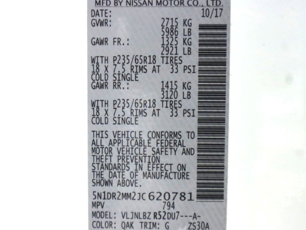 Used 2018 Nissan Pathfinder S image 45