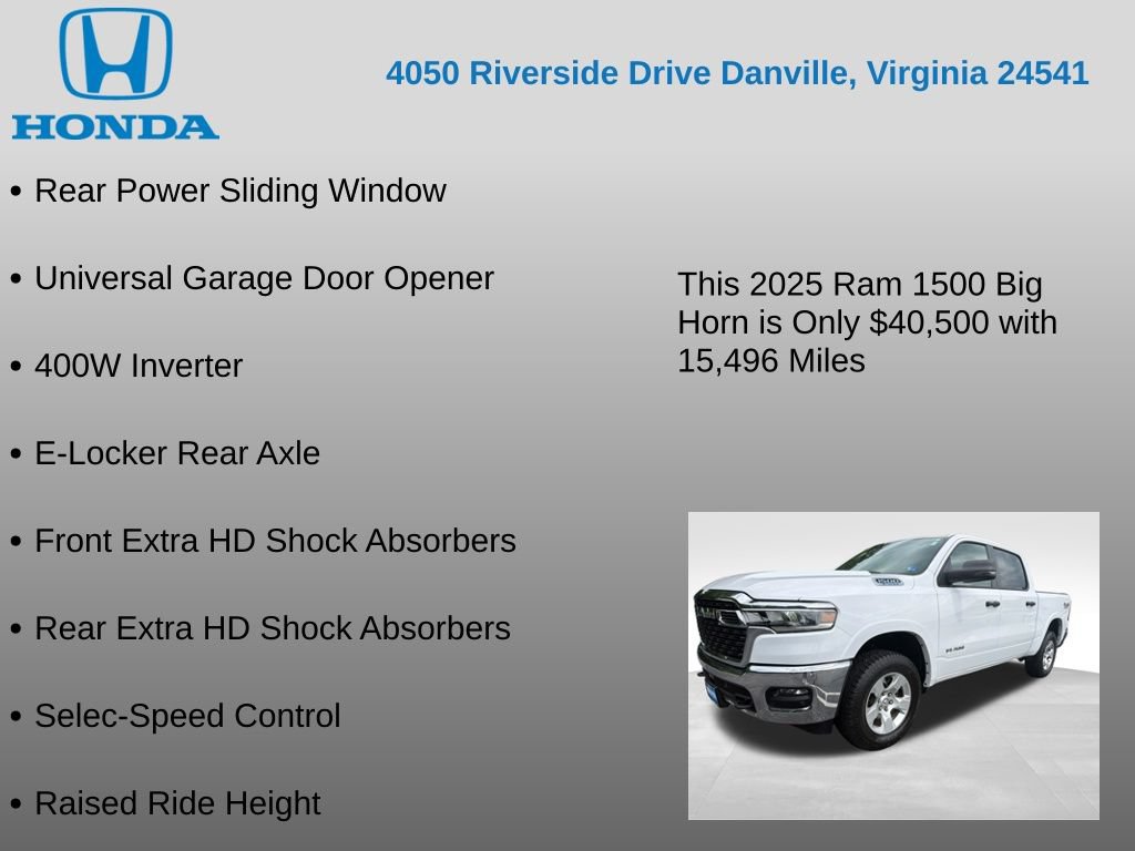 Used 2025 RAM 1500 Big Horn AWD/4WD image 32
