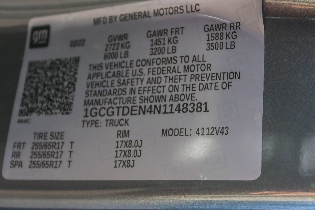 Certified 2022 Chevrolet Colorado Z71 image 11