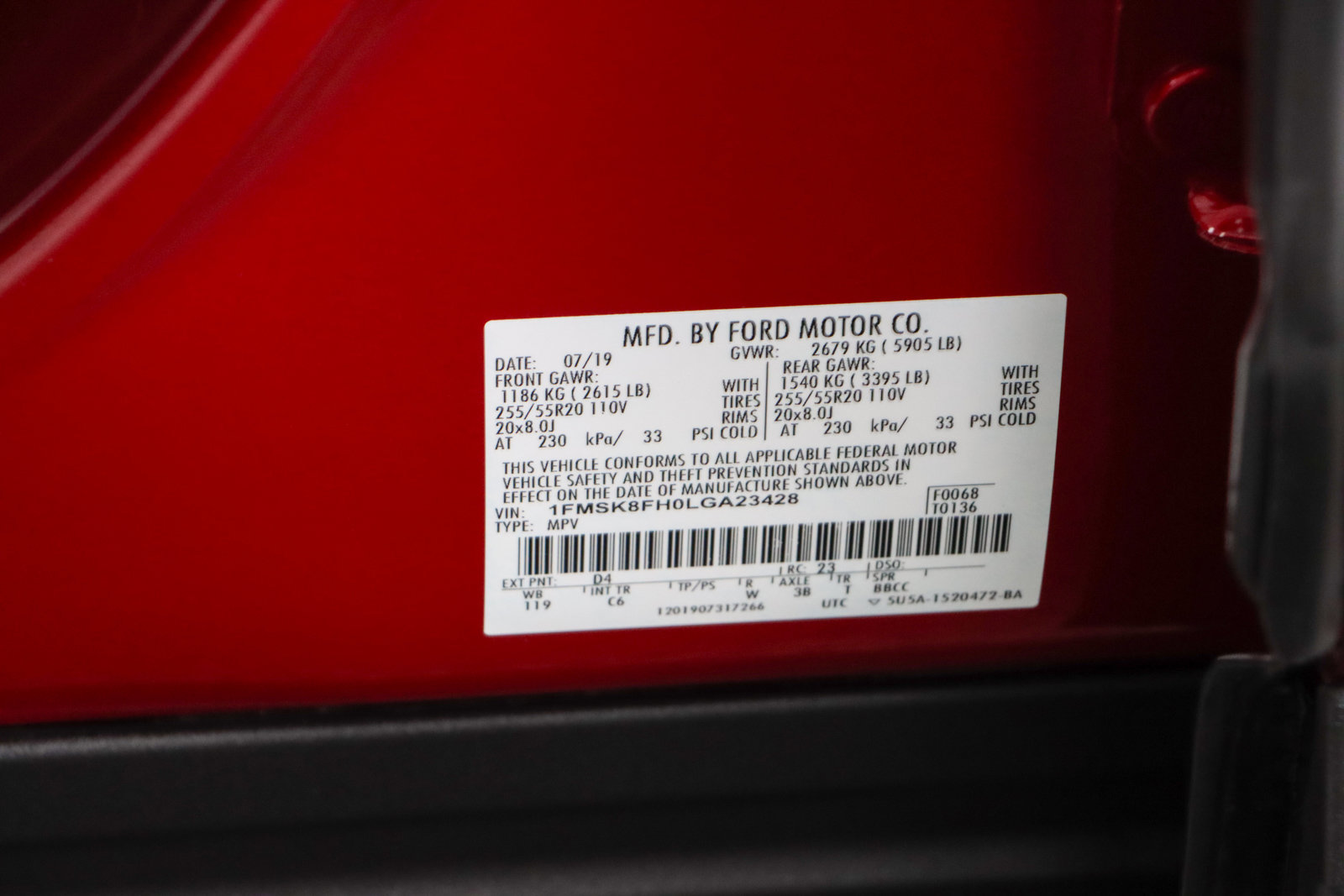 Used 2020 Ford Explorer Limited w/ Class III Trailer Tow Package image 34