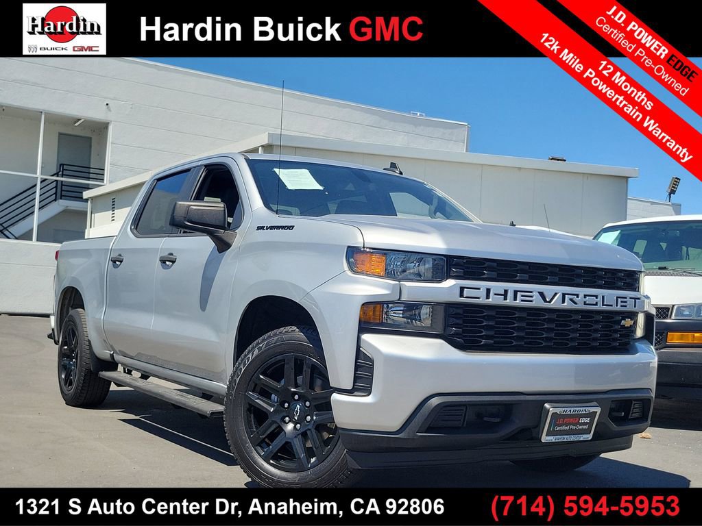 Used 2022 Chevrolet Silverado 1500 Custom w/ LPO, Blackout Package image 1