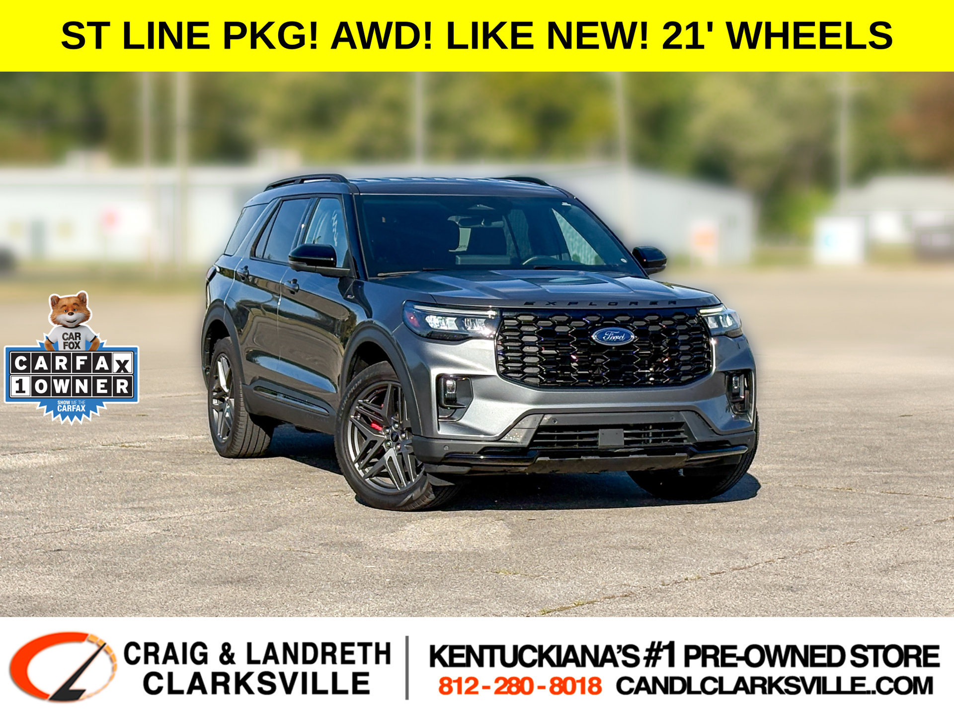 Used 2025 Ford Explorer ST-Line w/ ST-Line Street Pack AWD/4WD image 1