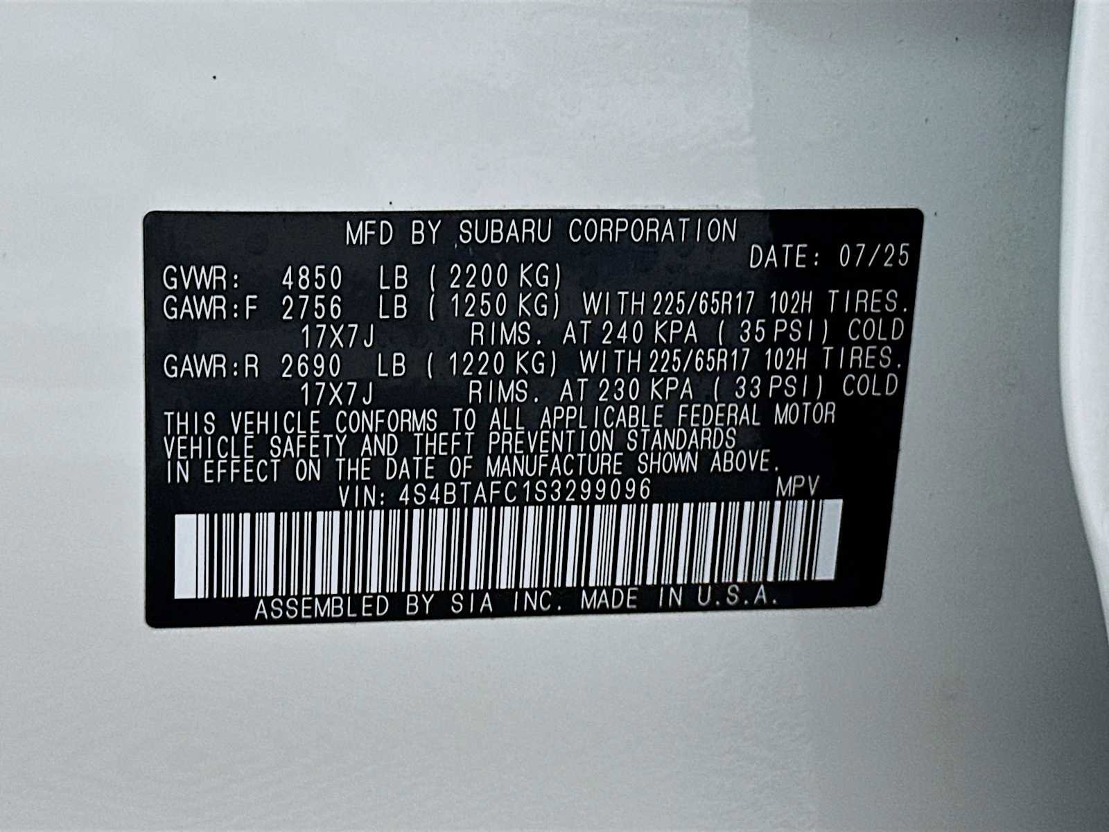 Certified 2025 Subaru Outback Premium image 31