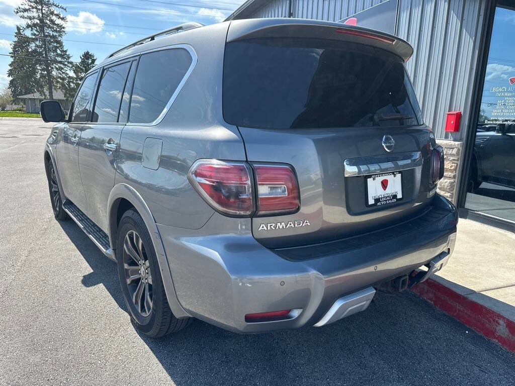 Used 2018 Nissan Armada Platinum w/ Captain Seat Package AWD/4WD image 3