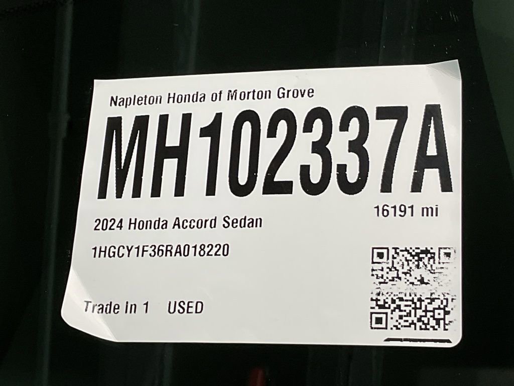 Used 2024 Honda Accord EX image 33