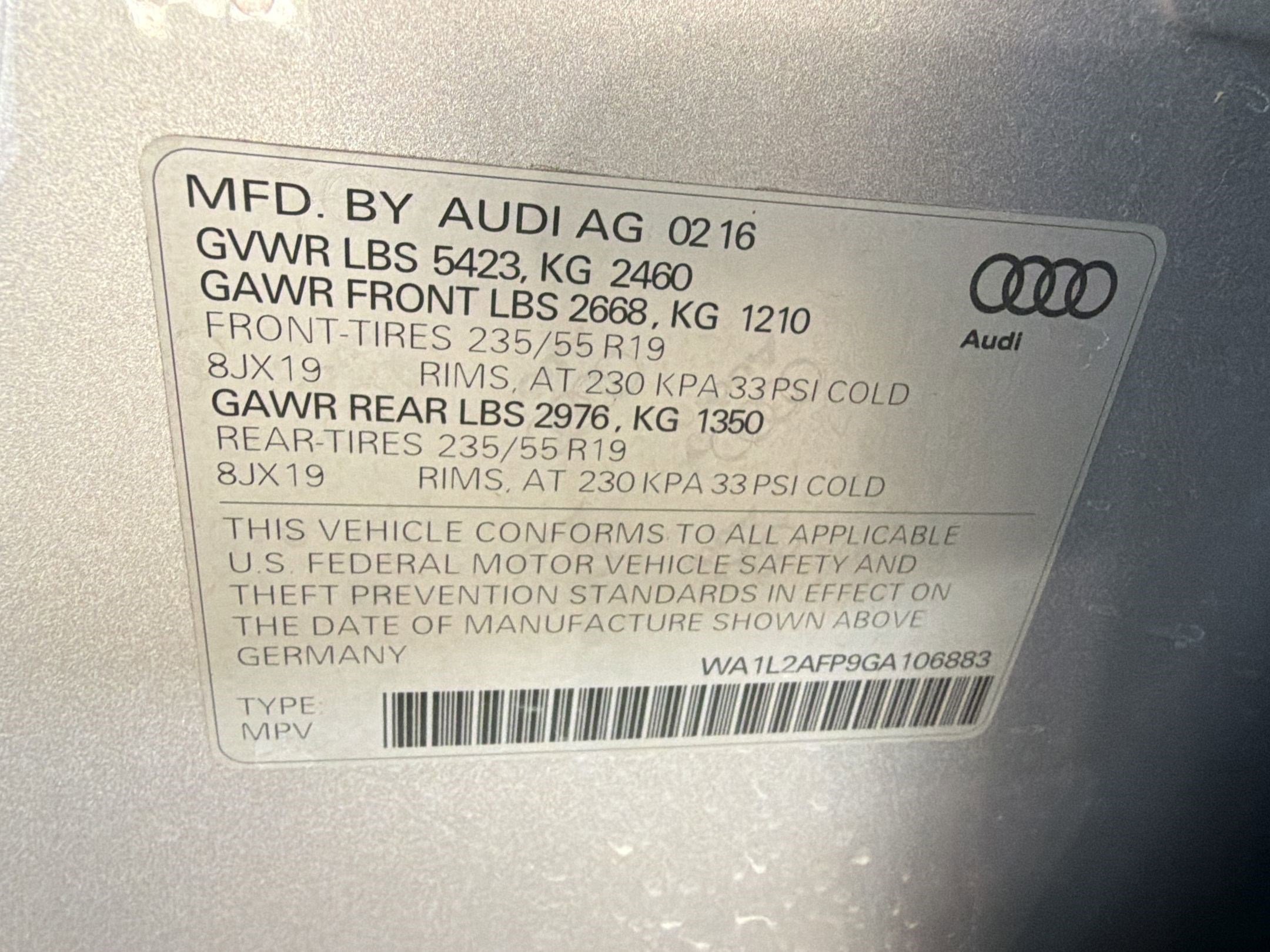 Used 2016 Audi Q5 2.0T Premium Plus w/ Technology Package image 11