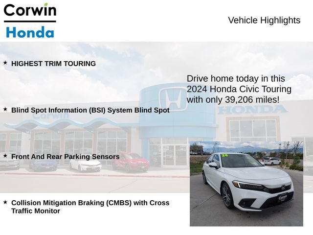 Used 2024 Honda Civic Touring image 6