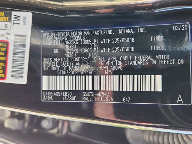 Certified 2020 Toyota Highlander XLE AWD/4WD image 25