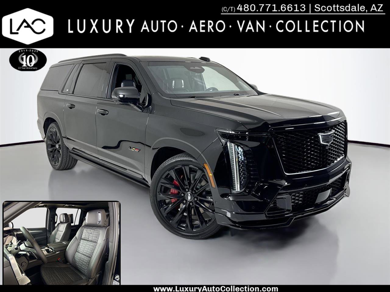 Used 2025 Cadillac Escalade ESV V w/ LPO, ONYX Package