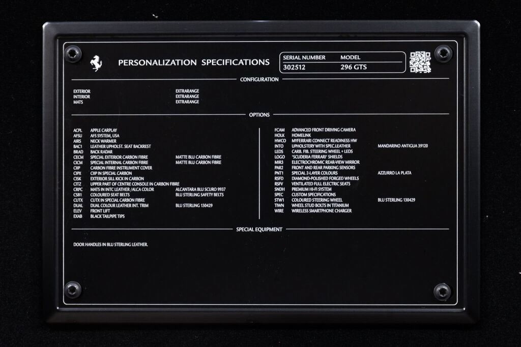 Used 2024 Ferrari 296 GTS RWD image 24