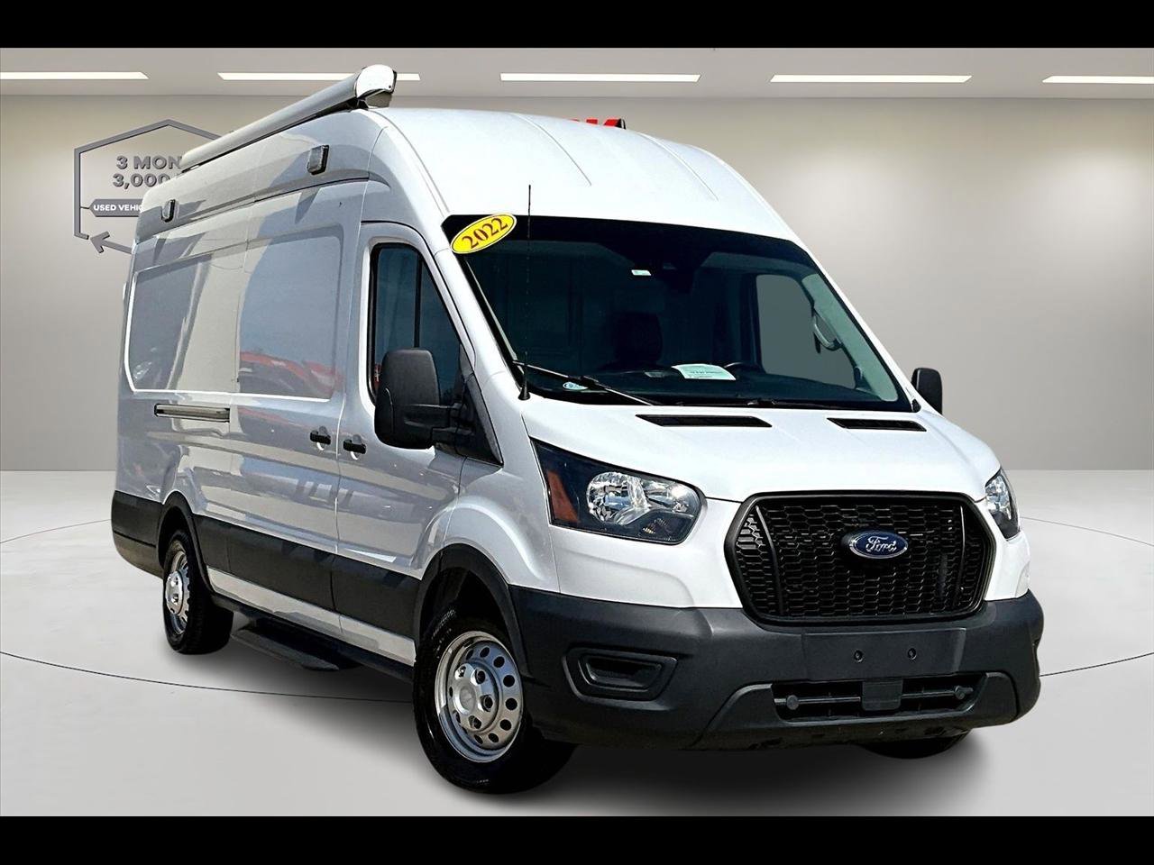 Used 2022 Ford Transit 350 148 High Roof Extended AWD w/ Load Area Protection Package image 1