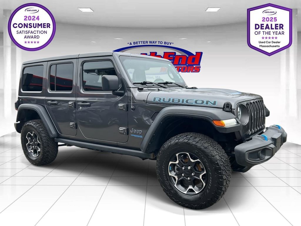 Used 2021 Jeep Wrangler Unlimited Rubicon 4xe w/ Dual Top Group image 1