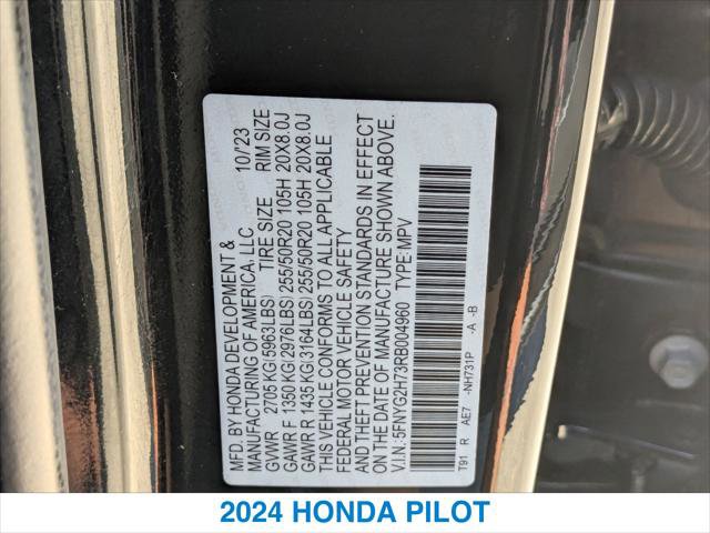 Certified 2024 Honda Pilot Touring image 26