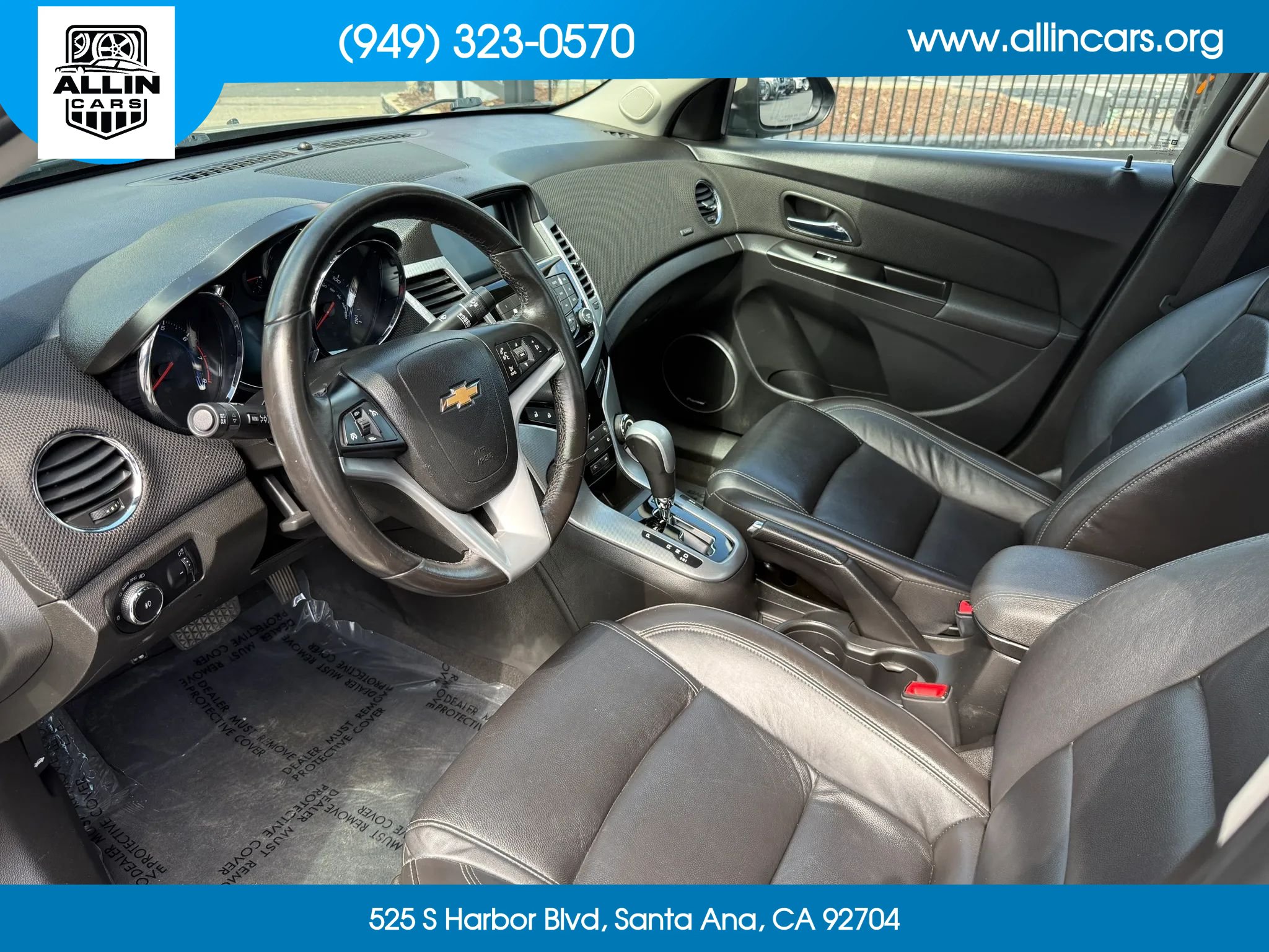 Used 2014 Chevrolet Cruze LTZ w/ RS Package FWD image 7