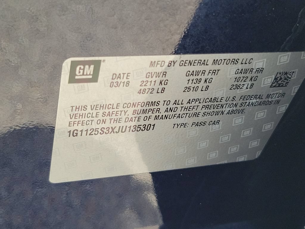 Used 2018 Chevrolet Impala Premier w/ Premier Confidence Package FWD image 34