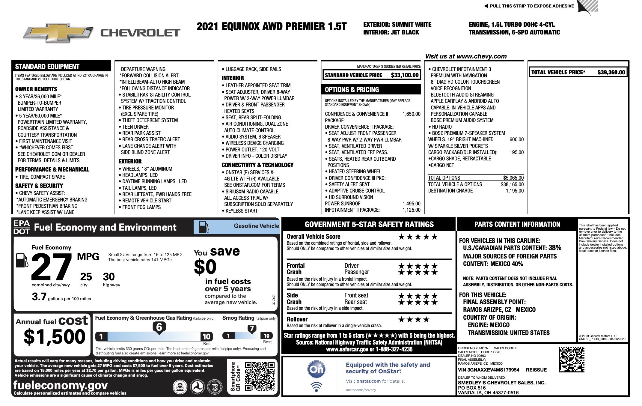 Used 2021 Chevrolet Equinox Premier image 5