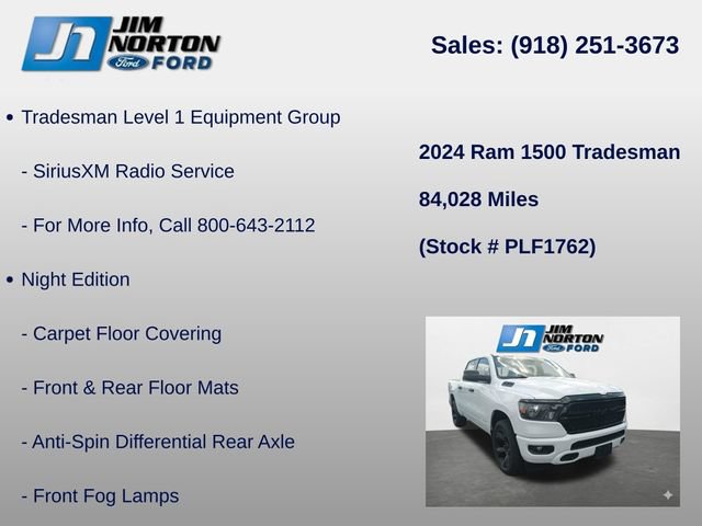 Used 2024 RAM 1500 Tradesman w/ Night Edition AWD/4WD image 14