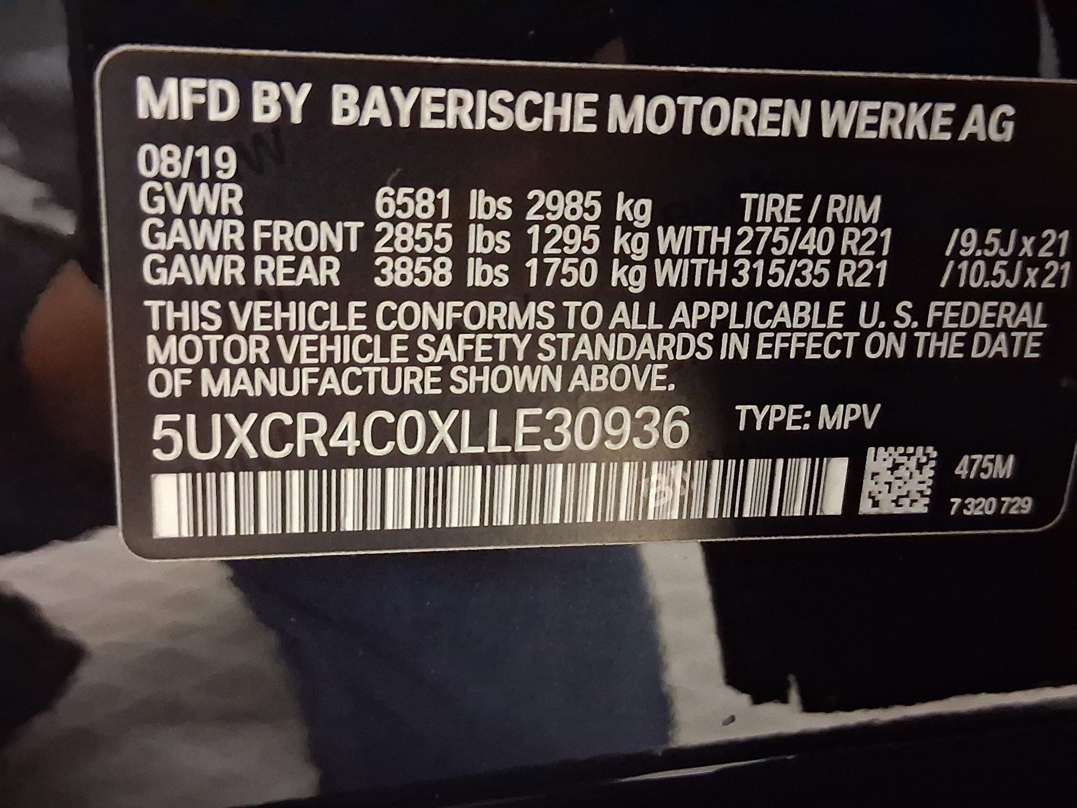 Used 2020 BMW X5 sDrive40i w/ M Sport Package RWD image 20