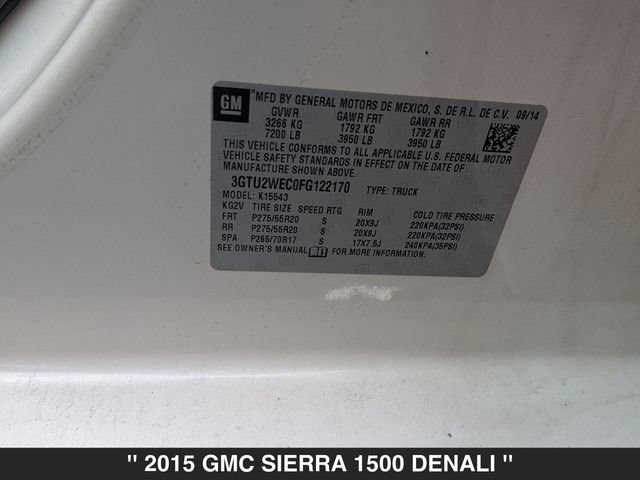 Used 2015 GMC Sierra 1500 Denali AWD/4WD image 40