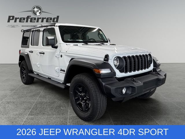 New 2026 Jeep Wrangler Unlimited Sport
