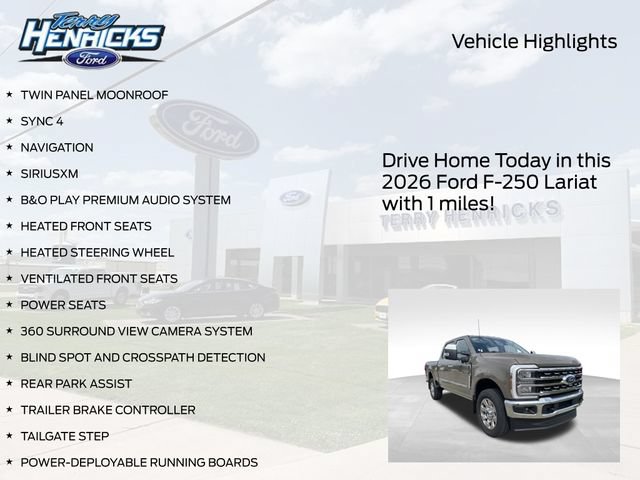 New 2026 Ford F250 Lariat w/ Lariat Ultimate Package AWD/4WD image 4