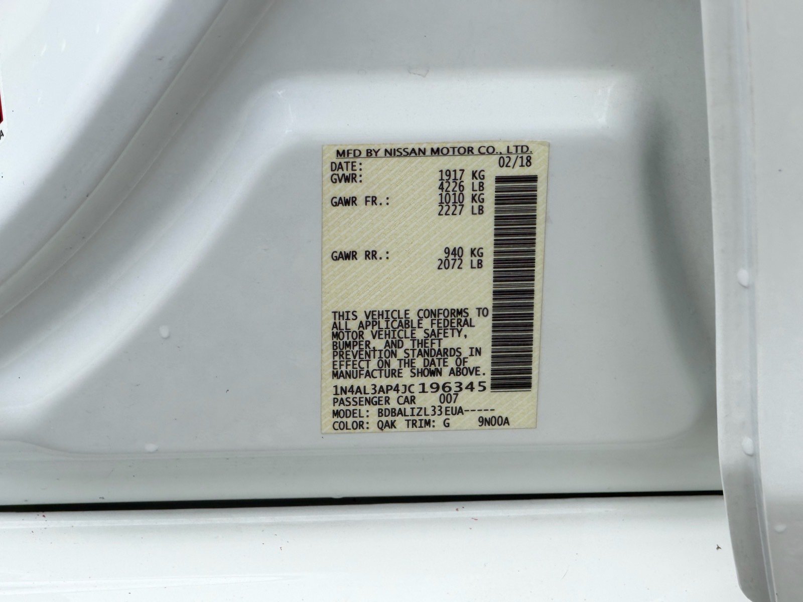 Used 2018 Nissan Altima 2.5 SV FWD image 20