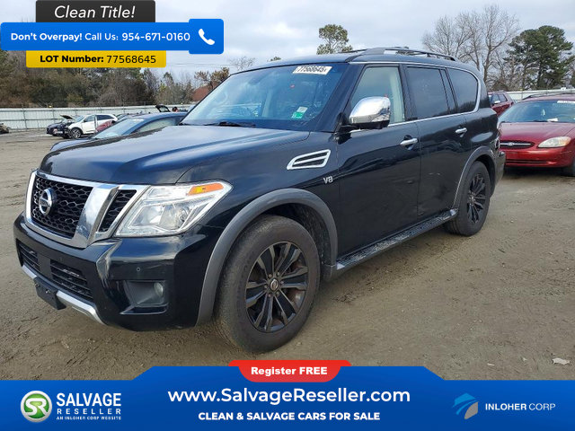 Used 2017 Nissan Armada Platinum w/ Captain Seat Package AWD/4WD image 1