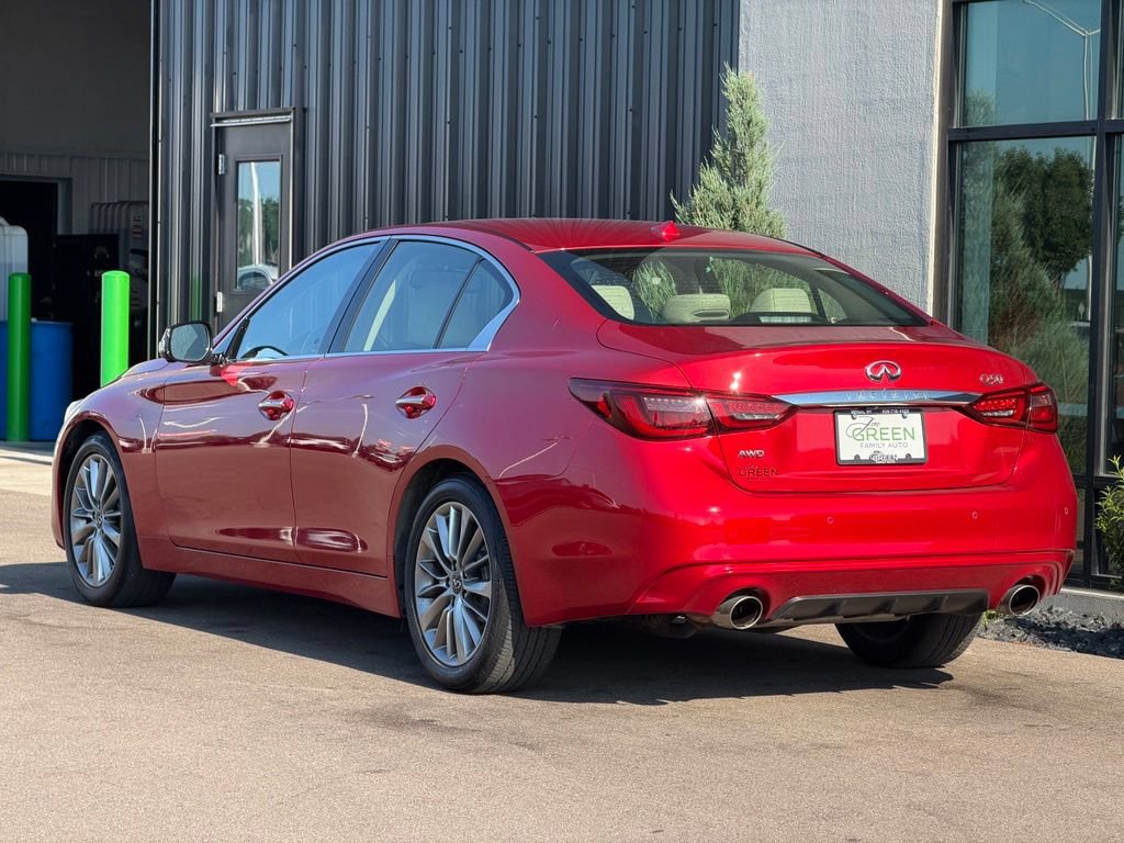 Used 2022 INFINITI Q50 Luxe AWD/4WD image 3