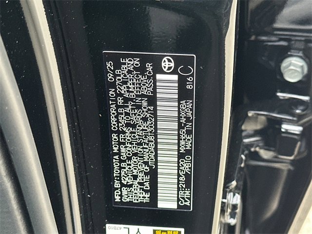 New 2026 Toyota Prius XLE image 25