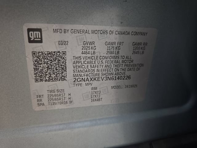 Used 2022 Chevrolet Equinox LT FWD image 33