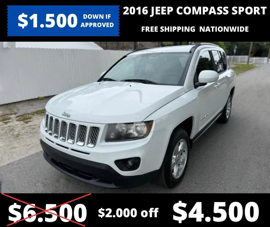 Used 2016 Jeep Compass Sport w/ Power Value Group FWD image 1
