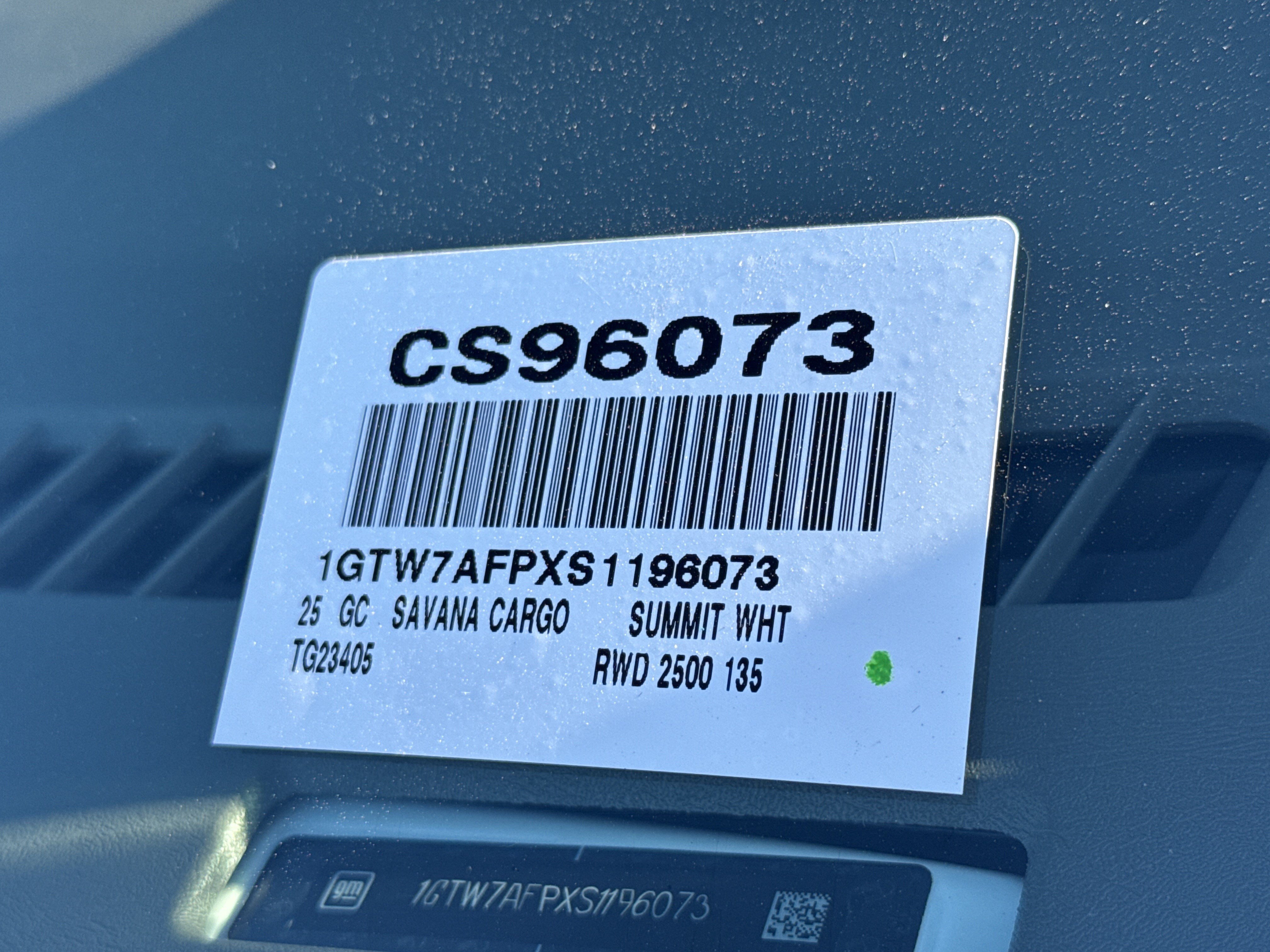 New 2025 GMC Savana 2500 w/ Driver Convenience Package RWD image 37