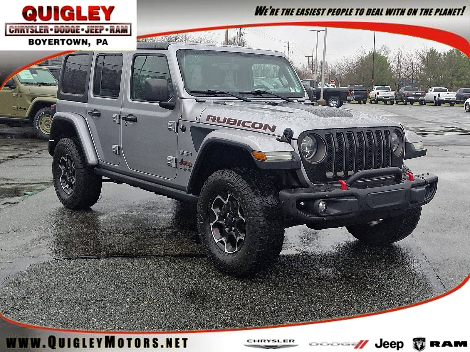 Used 2020 Jeep Wrangler Unlimited Rubicon w/ Quick Order Package 28Y Recon image 1