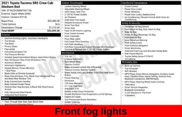 Used 2021 Toyota Tacoma SR5 RWD image 42