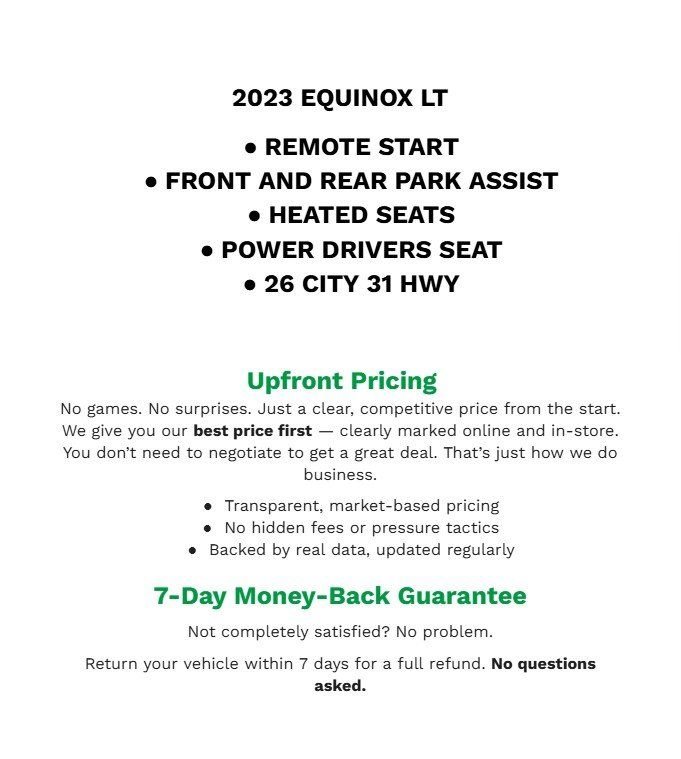 Certified 2023 Chevrolet Equinox LT FWD image 2