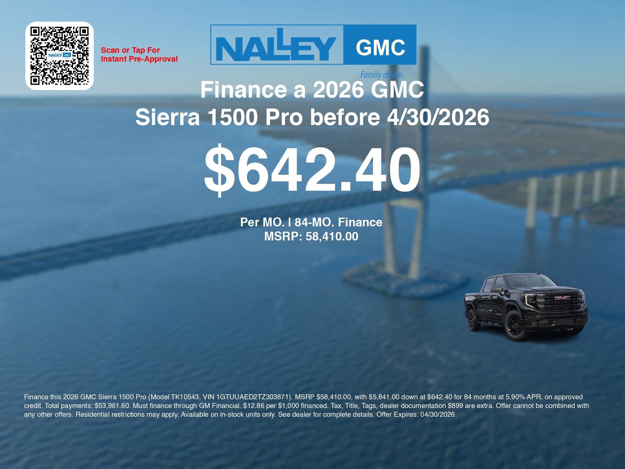 New 2026 GMC Sierra 1500 Pro w/ Graphite Edition image 7
