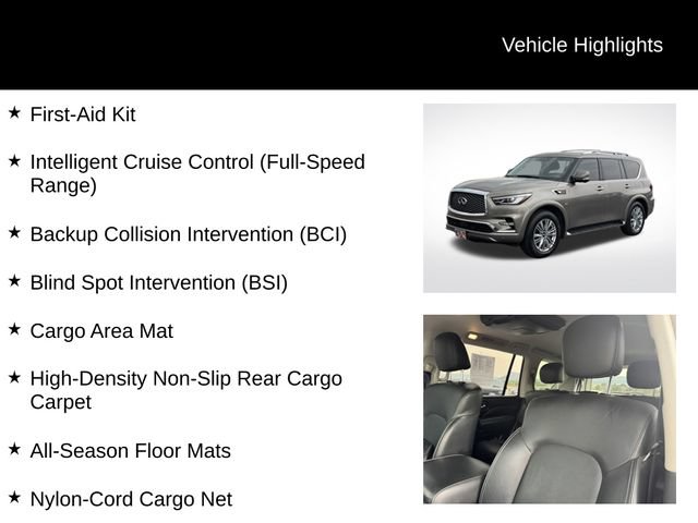 Used 2019 INFINITI QX80 Luxe w/ Proassist Package AWD/4WD image 15