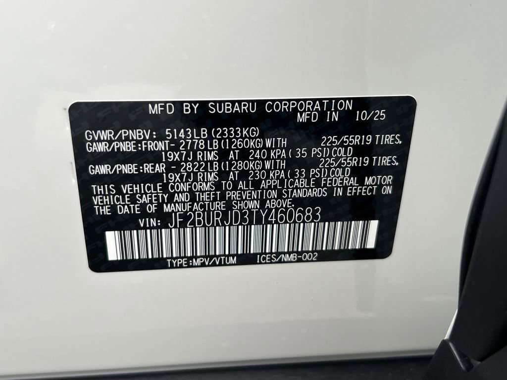 New 2026 Subaru Outback Touring XT image 31