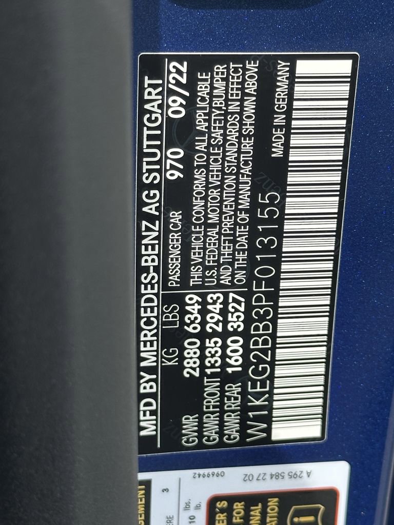 Certified 2023 Mercedes-Benz EQE 350+ Sedan w/ AMG Line Exterior Package image 36