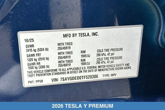 Used 2026 Tesla Model Y 2WD image 32