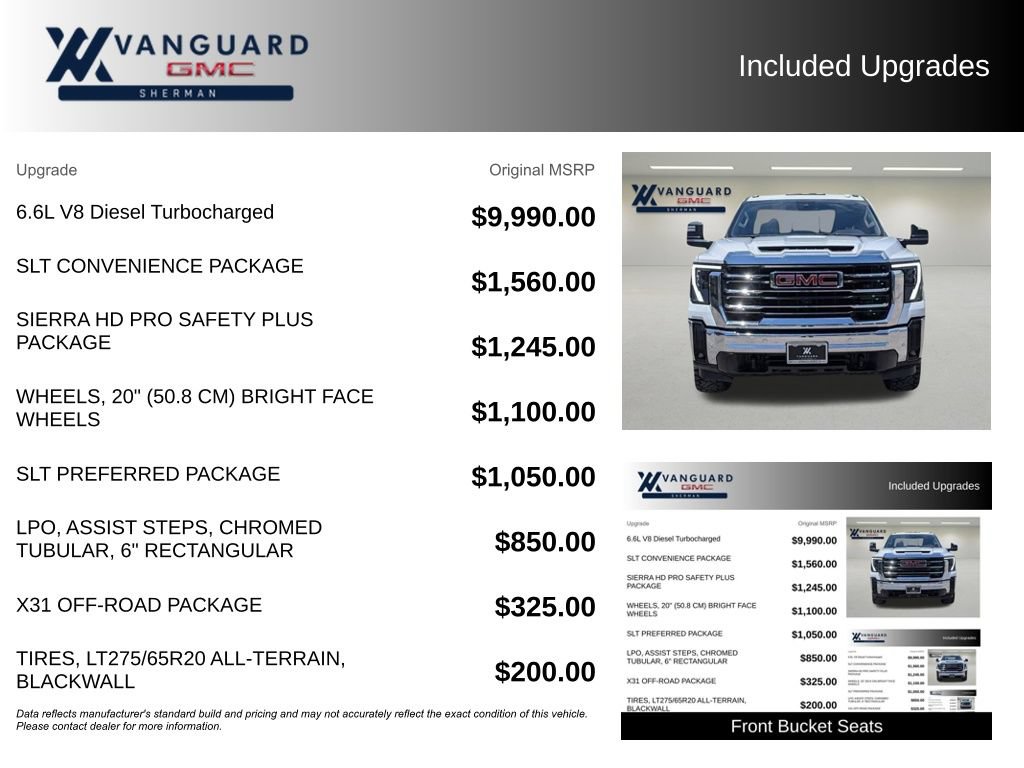 Used 2025 GMC Sierra 2500 SLT w/ SLT Convenience Package AWD/4WD image 9