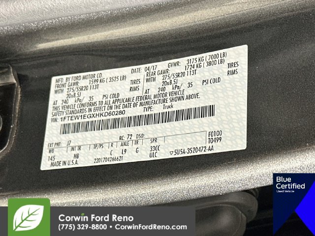 Certified 2017 Ford F150 Lariat AWD/4WD image 39