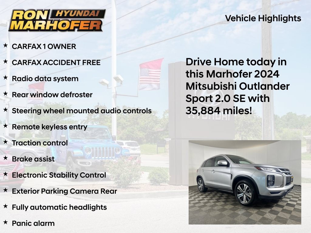 Used 2024 Mitsubishi Outlander Sport SE AWD/4WD image 13