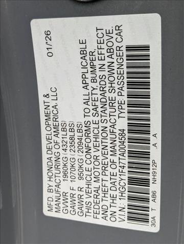 New 2026 Honda Accord SE image 18