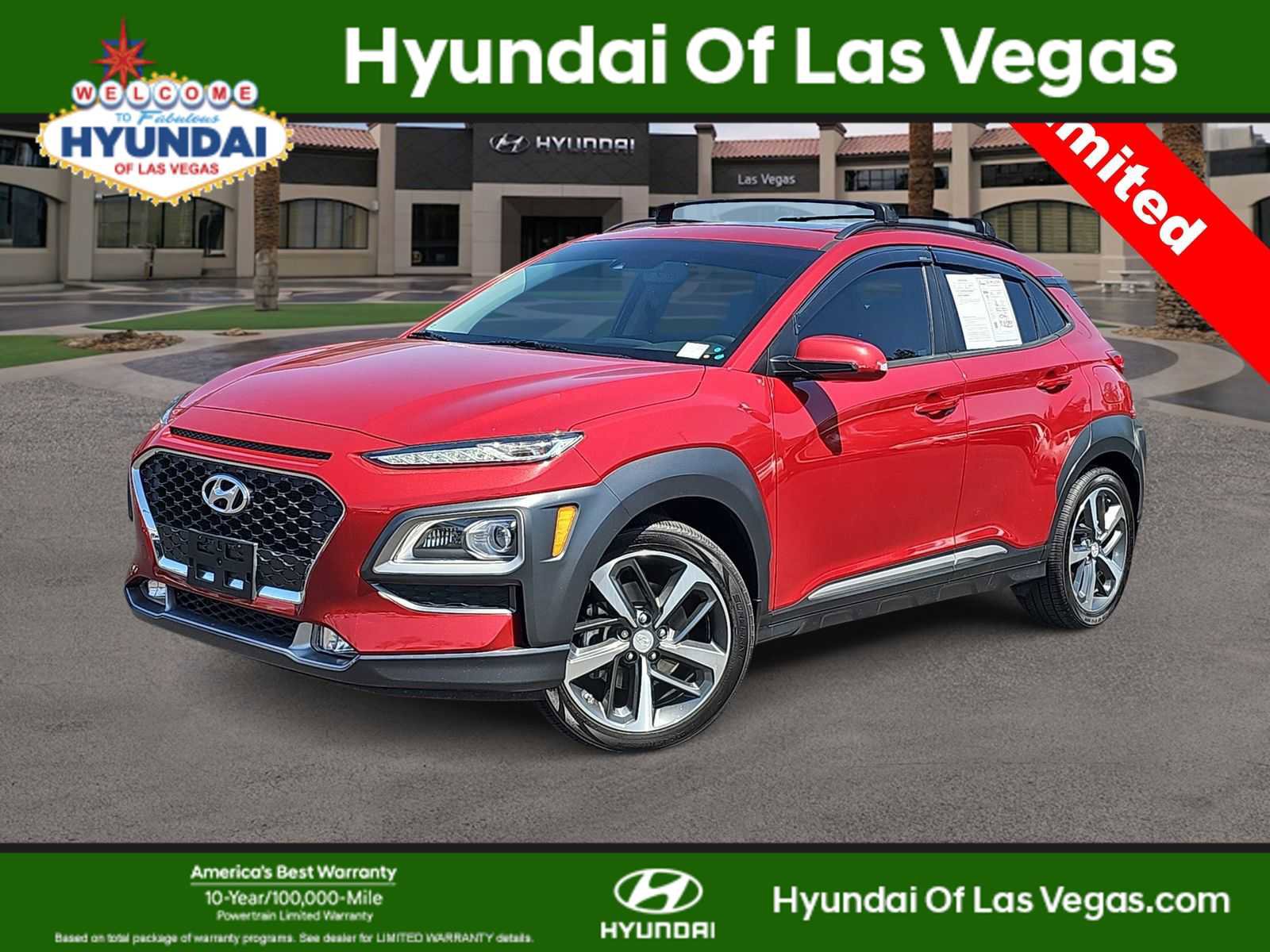 Used 2021 Hyundai Kona Limited w/ Cargo Package