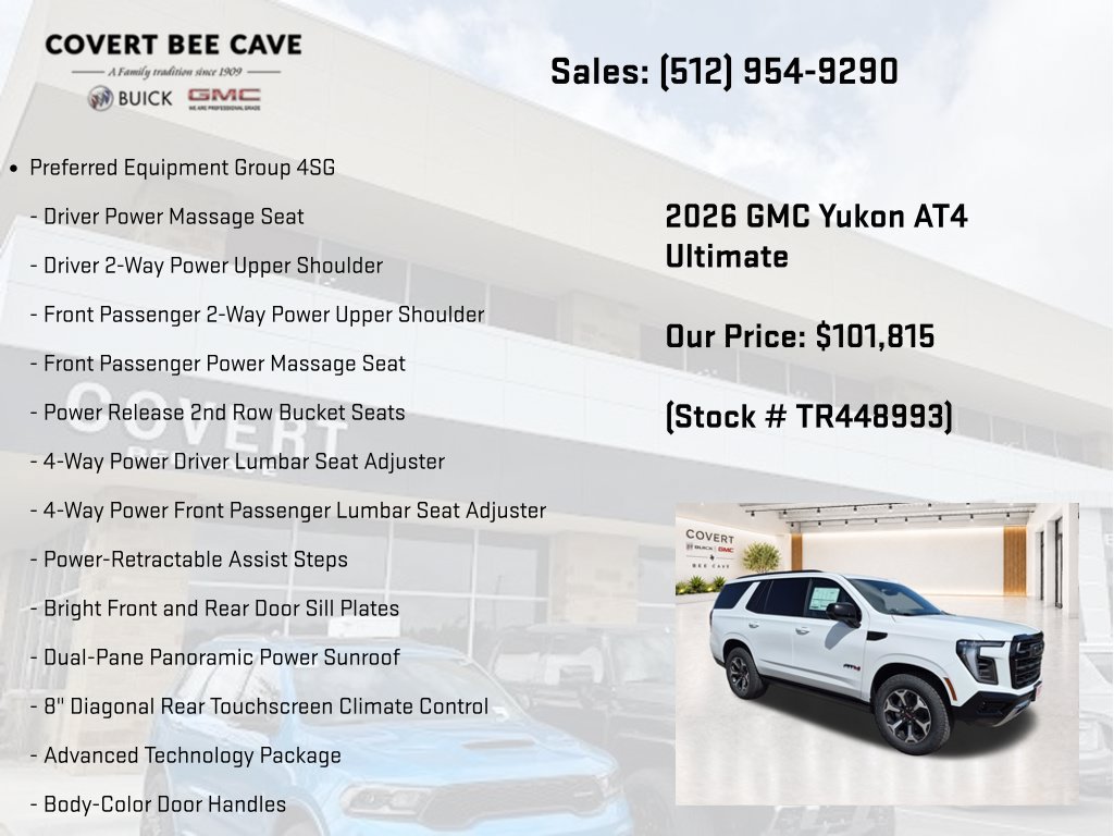 New 2026 GMC Yukon AT4 Ultimate AWD/4WD image 6