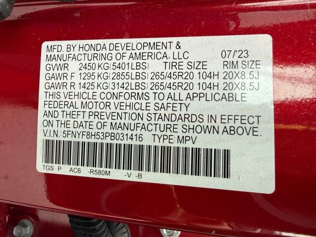 Used 2023 Honda Passport EX-L image 16