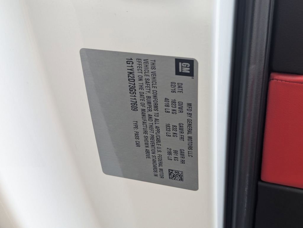 Used 2016 Chevrolet Corvette Stingray Coupe w/ 2LT Preferred Equipment Group image 30