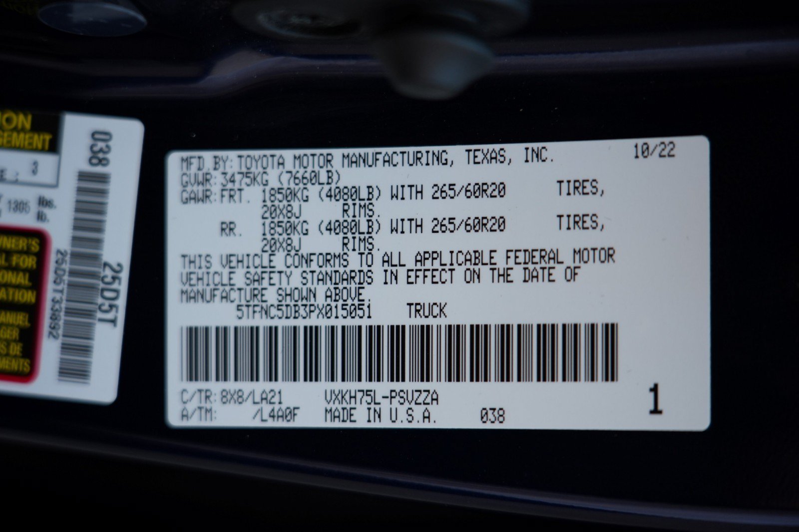 Used 2023 Toyota Tundra Platinum w/ Advanced Package AWD/4WD image 52